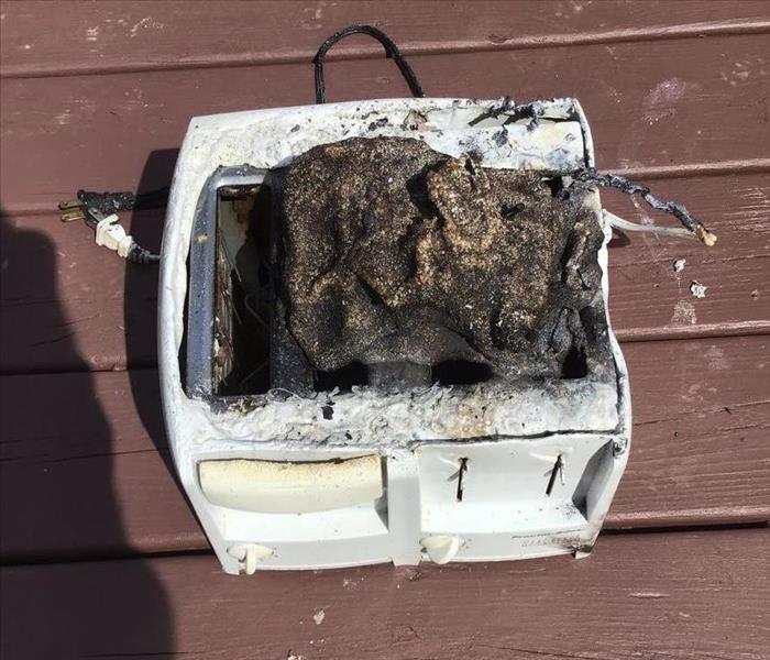 Burnt up toaster